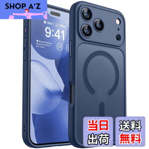 �y���������zCANSHN iPhone �p �P�[�X Magsafe�Ή� �J�������ӕی� ���C�����X�[�d �ϏՌ� �G�A�K�[�h�R�[�i�[ �����h�~ �w��h�~ �F�F�f�B�[�v�u���[�A�T�C�Y�FiPhone 17 Pro Max �p (6.9 �C���`)