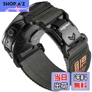�y���������z[Bandletic]�K�[�~�� �x���g-26mm Fidlock���C�o�b�N�� �����i�C������ �y�ʁE�ʋC�E������ Fenix 8/7X/7X Pro/6X/6X Pro/Epix Pro/Instinct 2X/Quatix 3/Enduro/1/2/3/Descent Mk3i�Ή� �X�|�[�c �����p�o���h 