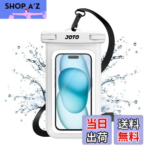 �y���������zJOTO �h���P�[�X 2���Z�b�g �X�}�z�p IPX8�F��iPhone16/15/14/13/12 Pro Max Galaxy S24/S23 Ultra Pixel 8 Pro �Ή� 7�C���`�܂� �w��F�ؑΉ� ���C �C �v�[�� �ނ� �A�E�g�h�A ��|���� -�u���b�N �F