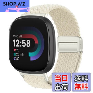 �y���������z[KeeFos] �o���h Fitbit(�t�B�b�g�r�b�g) Versa 4/Versa 3/Sense 2/Sense �Ή� �����o���h �i�C�����f�� ���C�o�b�N�� �}�O�l�b�g���o�b�N�� �ւ��x���g �݊��� �L�k�� �T�C�Y���� �҂݃u���X