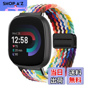 �y���������z[KeeFos] �o���h Fitbit(�t�B�b�g�r�b�g) Versa 4/Versa 3/Sense 2/Sense �Ή� �����o���h �i�C�����f�� ���C�o�b�N�� �}�O�l�b�g���o�b�N�� �ւ��x���g �݊��� �L�k�� �T�C�Y���� �҂݃u���X