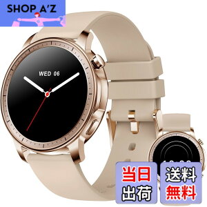 �y���������zMONOMAM CHIC �X�}�[�g�E�H�b�` ���f�B�[�X ������ iPhone�Ή� �A���h���C�h�Ή� AMOLED �펞�\�� �ی^ �x���g��20mm �����Y �����ʌv Line ���M�ʒm �F�FRose Beige