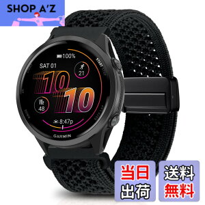 �y���������z[KeeFos] 22mm �o���h Garmin(�K�[�~��) Venu 4 45mm/Venu 3 45mm/2/Forerunner 570 47mm/265/255/Vivoactive 4/Active�Ή� �����o���h �i�C�����f�� ���C�o�b�N�� �}�O�l�b�g���o�b�N�� �ւ��x���g �҂ݕ� 