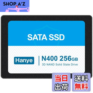 �y���������zHanye SSD 3D NAND TLC�̗p ����2.5�C���` SATAIII 6Gb/s 520MB/s �A���~��➑� ���K�㗝�X�i ����3�N �T�C�Y�F256GB