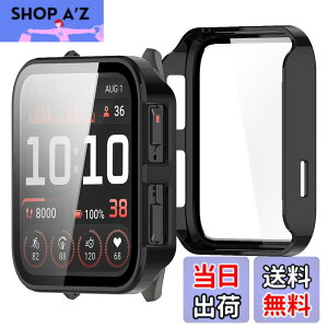 �y���������zBUITFOU For GARMIN Venu X1 �J�o�[ GARMIN(�K�[�~��) Venu X1 �P�[�X�Ή� �����^ PC+�K���X�f�� ��̌^ �S�ʕی� �����^ �����ȒP �ϏՌ� �����ߗ� �w��h�~ ���h�~ �F�F�u���b�N
