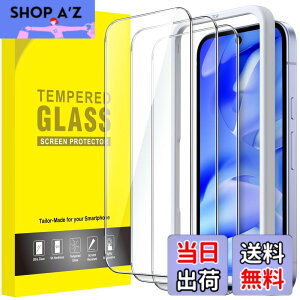 �y���������zJETech Google Pixel 9a�p �t���ی�t�B���� 3���Z�b�g �F�F�N���A�A�T�C�Y�FPixel 9a