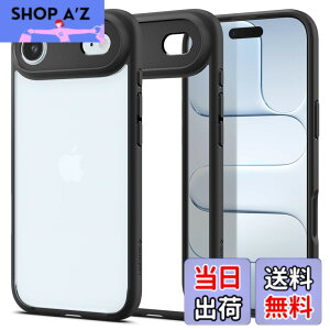 �y���������zSpigen iPhone 15~17 �V���[�Y �E���g���E�n�C�u���b�h �}�b�g�J���[ �F�F�}�b�g�E�u���b�N�A�T�C�Y�FiPhone Air