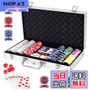 �y���������zGIANTEX �|�[�J�[�`�b�v 300�� 7�F �������� �J�W�m �|�[�J�[�Z�b�g �A���~�P�[�X ���t�� �_�C�X5�� �{�^�� �g�����v2�g �e�L�T�X�z�[���f���Ή� �J�W�m�`�b�v �`�b�v�Z�b�g �ƗV��