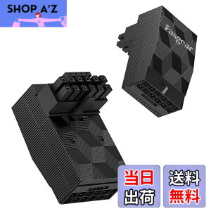 �y���������z12VHPWR�A�_�v�^�[90�x1�p�b�NFasgear���pPCI-e 5.0 16�s���d���A�_�v�^�[600W 12 + 4�s��GPU�I�X-���X�R�l�N�^GeForce RTX 3090Ti 4070Ti 4080 4090�O���t�B�b�N�J�[�h �ƌ݊���������܂� (�^�C�vA) 