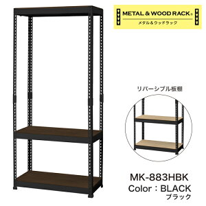 �X�`�[�����b�N 3�i ��81cm ���s41cm ����180cm ���ω׏d170kg �n���K�[�o�[�t�� ��� ���[�I �I�[�v�����b�N �X���� �������� �ȃX�y�[�X �ߗގ��[ �k�� �C���_�X�g���A�� �C���e���A MK-883H �V�X