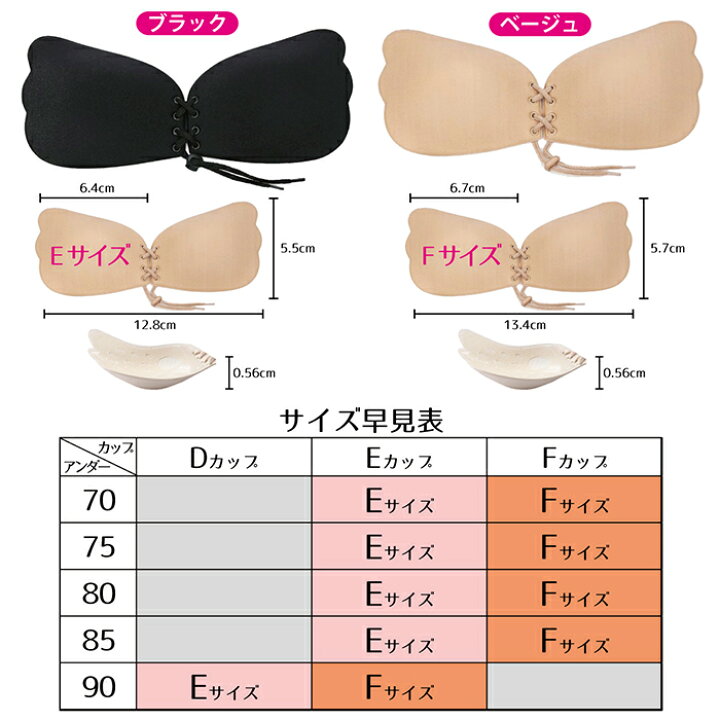 本物品質の ヌーブラ 大きいサイズ Eカップ Fカップ ブラジャー ブラ シリコン ノンワイヤー バストアップ 下着 インナー 谷間 盛れる ドレス パーティ Dprd Jatimprov Go Id