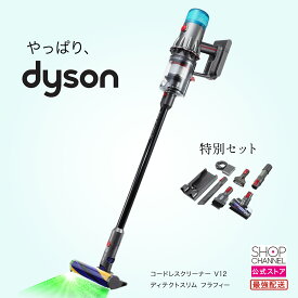 ダイソン コードレスクリーナー V12 ディテクトスリム フラフィー 特別セット 掃除機 スティック型 Dyson SV46 【ショップチャンネル公式】