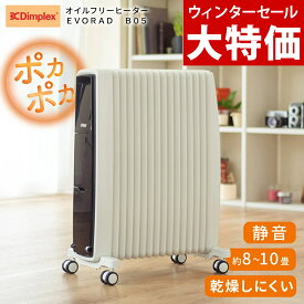 ＼ウィンターセール!!大幅値下げ／ ディンプレックス オイルフリーヒーター Dimplex EVORAD B05【ショップチャンネル公式】 オイルヒーターと比べて素早く空気を温める！