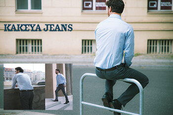 スラックススリム美脚効果抜群!【工房直送(岡山)職人仕上げ】∞KAKEYAJEANS∞-madeinjapan-次世代の足長美脚ビジネススラックスパンツ【メンズ】【スリム】