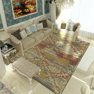 ラグ おしゃれ ラグマット 幾何学柄 花柄 ホットカーペット対応 洗える 西海岸 カーペット 春夏 秋冬 北欧 絨毯風 オールシーズン グレー グリーン エスニック フラワー ペルシャ絨毯風 セン