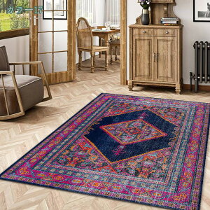 カーペット レトロ 夏用 室内 長方形 北欧風 防ダニ 寝室 ペルシャ柄 洗える 80*120 ロイヤルパレス 花 模様 折りたたみ可能 ヨーロピアン ラグ 滑り止め 夏 冬 おしゃれ エレガント やわらか
