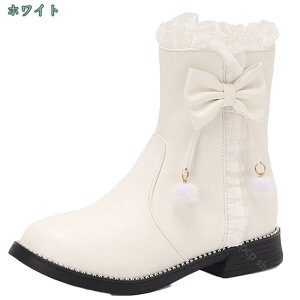 コスプレ靴 ショートブーツ 厚底シューズ レディース 大きいサイズ リボン/蝶結び フリル飾り ゴスロリ ゴシック ガールズ 丸トウ 森ガール ハロウィン ローヒール サイドファスナー 美脚