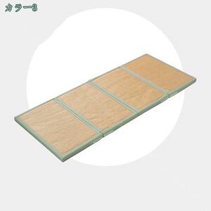 マットレス 四つ折り 冬夏兼用 低反発&高反発マットレス ウレタンサポートマットレス 3/5cm 籐マット 柔らかさ 高密度 敷布団 折りたたみマットレス ベッドマットレス シングル 両面使用 寝