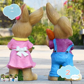 2000円OFFクーポン ラビット ガーデニング雑貨 うさぎ置物 兎 動物 リアル ガーデニング 庭 園庭 ガーデン 雑貨 おきもの オーナメント ガーデンオブジェ ベランダ インテリア 装飾 アニマル 兎の置物 プレゼント ギフト対応 shopcp