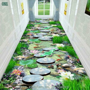 廊下敷き カーペット 洗える ロング 廊下敷きカーペット 廊下マット 廊下用絨毯 フリーカット 3D効果 花柄 ナチュラル 廊下敷マット 廊用 ロングカーペット 華奢 すべり止め 防音 防汚 イン