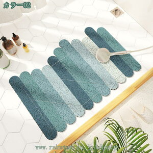 泥落としマット 滑り止め ラグマット 室外 玄関マット 大判 水はけ 花柄 おしゃれ エントランスマット 家庭用 滑り止め 丸洗いOK お風呂マット 浴室内 洗面所 トイレ バスマット 足拭きマッ