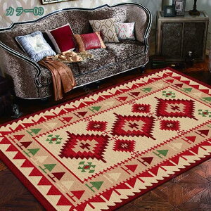 ペルシャ絨毯風 ラグマット 滑り止め加工 じゅうたん 1畳 2畳 3畳 ラグ ボヘミア風 ロイヤル 低反発ラグ アンティークカーペット 洗濯可 モロッカン柄 玄関マット 大判 足ふきマット 吸水速