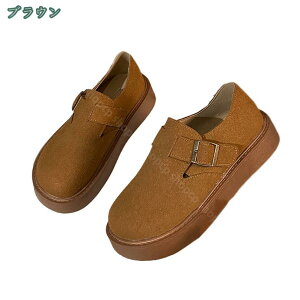 歩きやすい ベルト付き ローファー 厚底 レディース モカシン スクール パンプス シューズ 靴 通学 学生靴 レディース スリッポン シューズ ローファー フラットシューズ シンプル 疲れにく