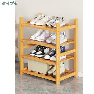 シューズラック 2段 3段 4段 5段 6段 靴棚 靴箱 天然竹製 靴 収納 靴置き おしゃれ 下駄箱 靴入れ 棚 玄関 省スペース 組立簡単 竹製 積み重ね可能 靴棚 収納 オーガナイザー 靴スタンド クロー