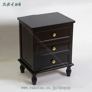 3段引き出し ナイトテーブル 木製 サイドテーブル 収納キャビネット ナイトスタンド 無垢材 シンプル サイドボード 家庭用 シンプル 飾り棚 ベッドサイドテーブル ベッドルーム ベッドサイ