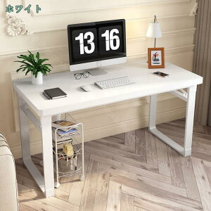 デスク パソコンデスク 組立カンタン 机 PCデスク 勉強机 シンプル ナチュラル 傷汚れに強い天板 ワークデスク オフィス デスクチェア 一人暮し 天然木 折りたたみデスク 折りたたみテーブ