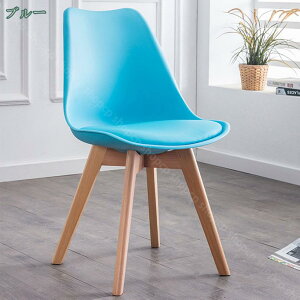 チェア クッション付き ダイニングチェア クッション ジェネリック家具 北欧 一人暮らし カフェ風 木脚 白 赤 黒 モダン おしゃれ チェア 組立簡単 シンプル レトロ ヴィンテージ オシャレ