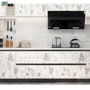 壁紙シール 花柄 リメイクシート 壁紙シート おしゃれ はがせる壁紙 北欧風 エレガント 模様替え インテリアシール ふすま紙 クロス 防水 防汚 耐熱 多用途 キッチン 家具 台所 壁 補修 diy 賃