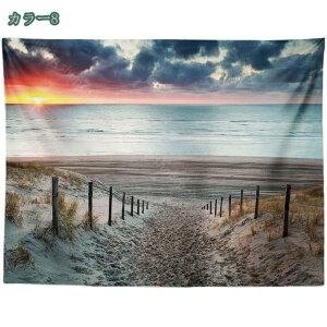 タペストリー おしゃれインテリア雑貨 壁掛けバーチャル仮窓外世界カーテン 開放感風景画 壁飾り 北欧窓枠カーテンレール カバー 新築祝い プレゼント 玄関間仕切 海中生物 部屋飾り 窮屈