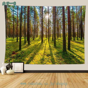 777円OFFクーポン 自然風景 壁掛け タペストリー エレガントな外観 3D 効果 リアル 海辺の日の出 星空 宇宙 銀河 山霧 渓流柄 森の滝タペストリー 軽量 柔らかい手触りポリエステル 寝室 ダイ