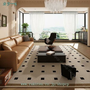 ラグ シンプル 洗える オールシーズン ポリエステル ネイティブ カラフル 薄手 おしゃれ モノトーン 男前 ボーダー 西海岸 幾何学模様 床暖房 ホットカーペット対応 北欧 マット カーペット
