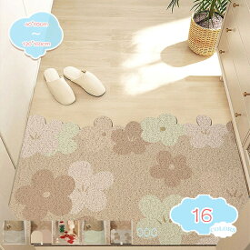 300円OFFクーポン 玄関マット 泥落とし 屋外 北欧 ナチュラル 波柄 屋内 ループ状 泥落とし 汚れ 裏面 ゴム ラバー 滑り止め付 洗える 玄関 マット ドアマット エントランス ドア 外用 室外 靴 土 ベランダ ウェルカム おしゃれ シンプル shopcp