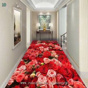 廊下敷き カーペット 洗える ロング ヨーロッパ風 3D 廊下敷きカーペット 廊下マット 廊下用絨毯 廊下敷カーペット 廊下敷マット 廊用 ロングカーペット 華奢 すべり止め 防音 防汚 インテリ