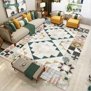 ペルシャ絨毯風ラグ カーペット 長方形 洗えるラグマット 長方形 エスニック トルコ風 センターラグ ボヘミアン 雑貨 マット モダン ベッドルーム オールシーズン ラグ インテリア ヴィンテ