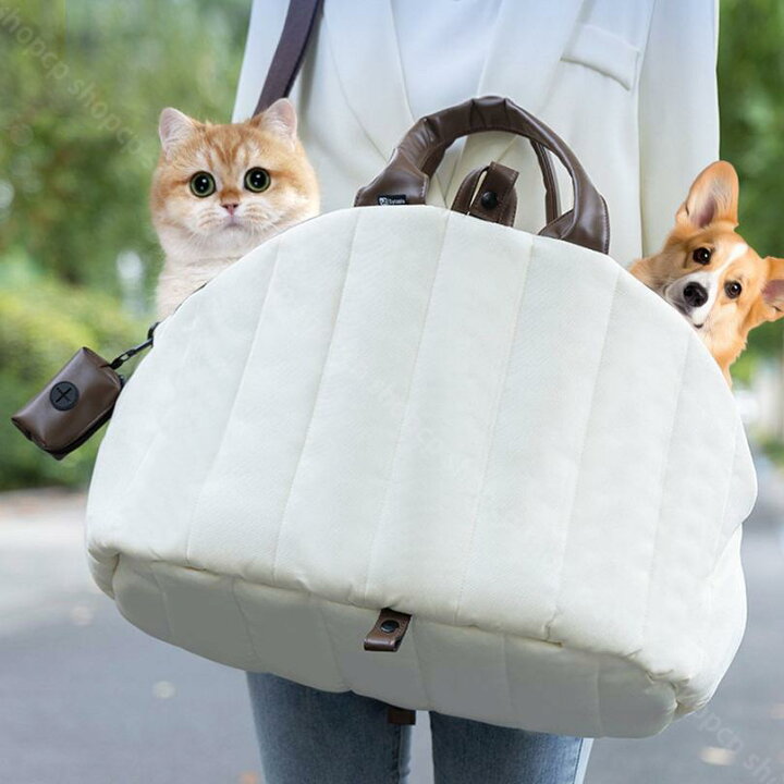 ペットキャリーバッグ 犬 猫 ペット用品 手提げ 肩掛け ショルダー 