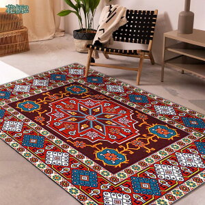 北欧風 ラグ カーペット 洗える 夏用 ペルシャ柄 ラグマット 吸水性 速乾性 滑り止め 防ダニ オールシーズン 長方形 おしゃれ モダン 夏 冷房対策 冬 床暖房対応 フラワー 抗菌消臭 リビング