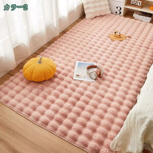 デザイン ラグ 洋風 シャギーラグ 長方形 カーペット モノトーン 北欧風 オシャレ かわいい 自宅のソファマット 滑り止め 軽量 マイクロファイバー生地 丸洗いOK オールシーズン快適 通気性