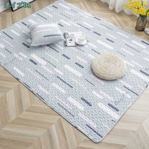 ラグ ラグマット 夏用 おしゃれ 北欧 ナチュラル かわいい 西海岸 綿 プレイマット コットン 癒し系 カーペット リビングラグ オールシーズン 柄 ボーダー 幾何学模様 正方形 アクセントラグ