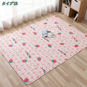 ラグ ラグマット 夏用 おしゃれ 北欧 ナチュラル かわいい 西海岸 綿 プレイマット コットン 癒し系 カーペット リビングラグ オールシーズン 柄 ボーダー 幾何学模様 正方形 アクセントラグ