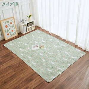 ラグ ラグマット 夏用 おしゃれ 北欧 ナチュラル かわいい 西海岸 綿 プレイマット コットン 癒し系 カーペット リビングラグ オールシーズン 柄 ボーダー 幾何学模様 正方形 アクセントラグ