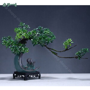 人工盆栽 人工木 人工植物 観葉植物松の木 鉢植えのある人工家の植物 屋内と屋外フェイクグリーン 大型人工ツリー盆栽装飾品 造花 鉢植え インテリア オフィス デスク 季節飾り 撮影 デコ