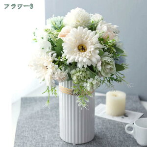 1000円OFFクーポン 造花 インテリア おしゃれ 花瓶付き 向日葵 花束 枯れない花 バラ 誕生日 記念日 母の日 お祝い ギフト お見舞い バレンタインデー 結婚記 敬老の日 美しい包装 プレゼント