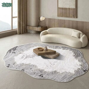 ラグ 丸 洗えるラグマット 丸型 円形 グレー カーペット フランネルラグ マイクロファイバー 滑り止め 不規則 絨毯 生地 裏滑り止め 1年中使えるタイプ 夏 冷房対応 床暖房対応 ホットカーペ