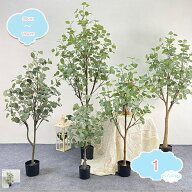 500円OFFクーポン 人工樹木 人工 観葉植物 フェイク ユーカリ フェイクグリーン 造花 簡単世話 インテリ…