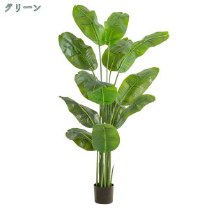 フェイクグリーン ストレリチア・レギネ 観葉植物 お手入れ不要 人工観葉植物 人工樹木 大型 盆栽 造花 室内 簡単保 水やり不要 害虫駆除不要 おしゃれ ギフト 常緑樹 リビング 大きい 本物