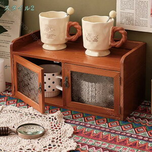 食器棚 おしゃれ ひとり暮らし用 卓上食器棚 キッチン収納棚 キッチンカウンター キッチンキャビネット アクリル扉付き レンジボード 調味料入れ 北欧風 防塵 防虫 コンパクト リビングル